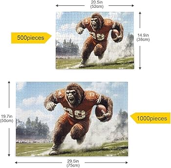 Amazon.com: AIXIWAWA Jigsaw Puzzle 500 Pieces American Football